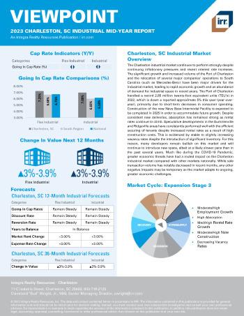 2023 Mid-Year Viewpoint Charleston, SC Industrial Report