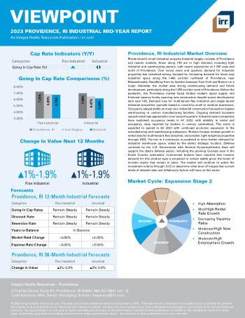 2023 Mid-Year Viewpoint Providence, RI Industrial Report