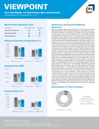 2023 Mid-Year Viewpoint Richmond, VA Industrial Report