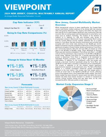 2024 Annual Viewpoint New Jersey, Coastal Multifamily Report
