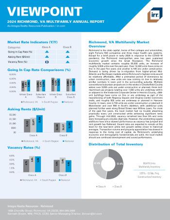 2024 Annual Viewpoint Richmond, VA Multifamily Report