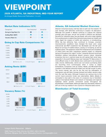 2025 Mid-Year Viewpoint Atlanta, GA Industrial Report