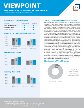 2025 Mid-Year Viewpoint Dallas, TX Industrial Report