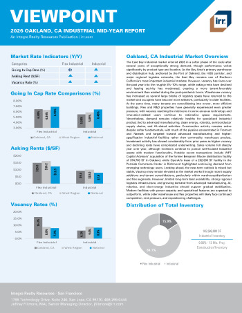 2026 Mid-Year Viewpoint Oakland, CA Industrial Report